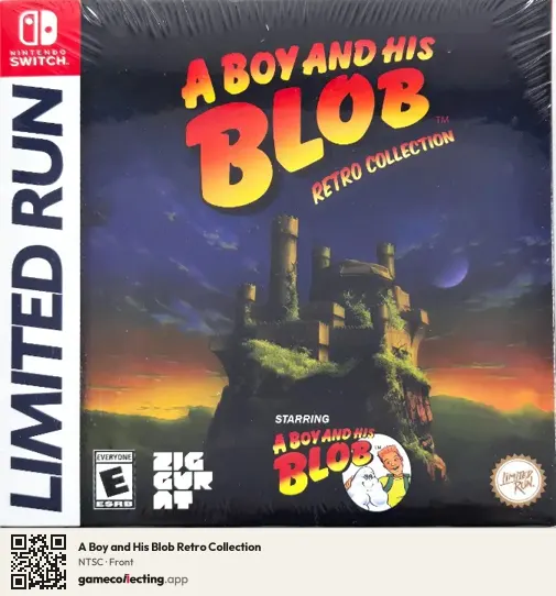 A Boy and His Blob Retro Collection Nintendo Switch, NTSC box front