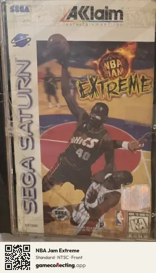 NBA Jam Extreme Sega Saturn, NTSC box front