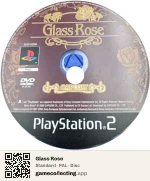 Glass Rose PlayStation 2, PAL disc