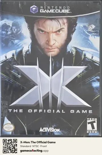 X-Men: The Official Game Nintendo GameCube, NTSC box front