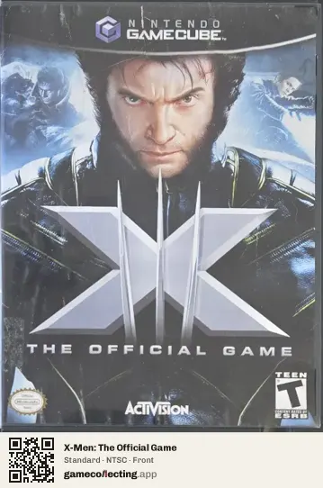 X-Men: The Official Game Nintendo GameCube, NTSC box front