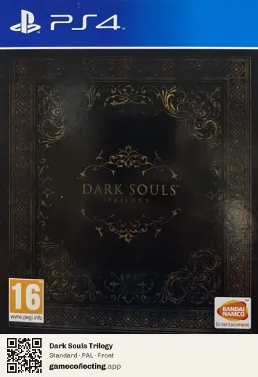 Dark Souls Trilogy PlayStation 4, PAL box front