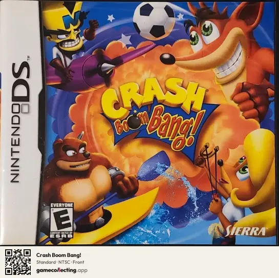 Crash Boom Bang! Nintendo DS, NTSC box front