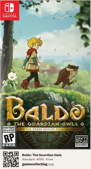 Baldo: The Guardian Owls Nintendo Switch, NTSC box front