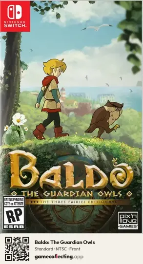 Baldo: The Guardian Owls Nintendo Switch, NTSC box front