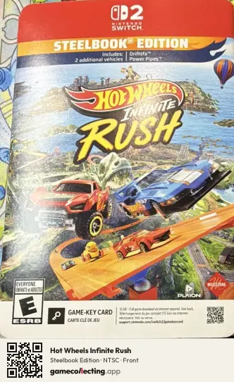 Hot Wheels Infinite Rush Nintendo Switch 2, NTSC box front