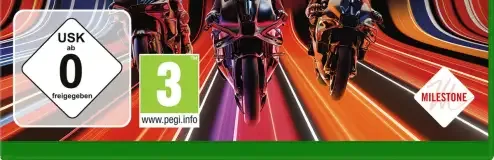 MotoGP 25, the USK square on its front