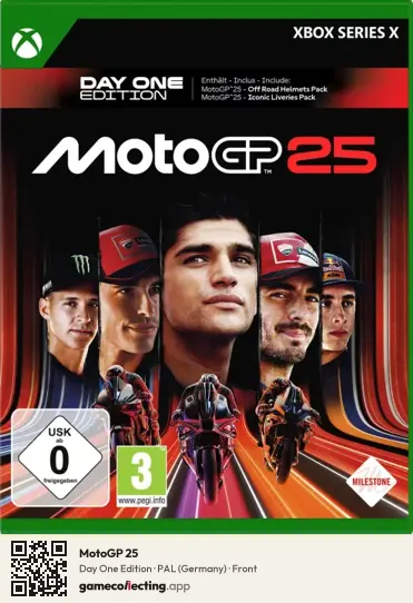 MotoGP 25 Xbox Series X, Germany box front