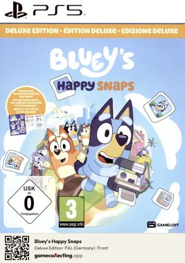 Bluey's Happy Snaps PlayStation 5, Germany box front