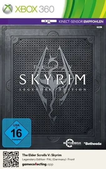 The Elder Scrolls V: Skyrim Xbox 360, Germany box front