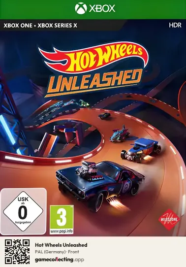 Hot Wheels Unleashed Xbox One, Germany box front