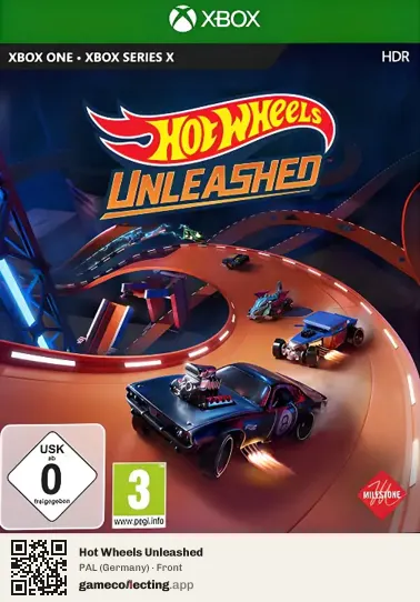 Hot Wheels Unleashed Xbox One, Germany box front