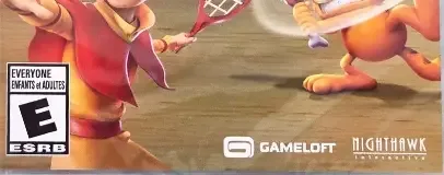 Nickelodeon Extreme Tennis: Next!, the ESRB box on its front