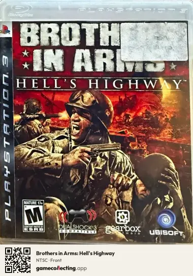 Brothers in Arms: Hell's Highway PlayStation 3, NTSC box front