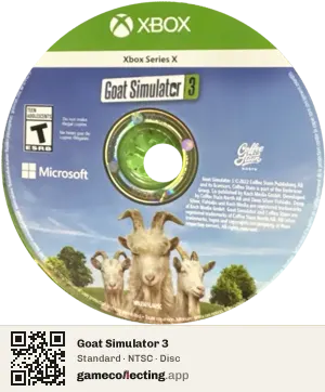 Goat Simulator 3 Xbox Series X, NTSC disc