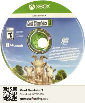 Goat Simulator 3 Xbox Series X, NTSC disc