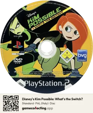 Disney's Kim Possible: What's the Switch? PlayStation 2, PAL disc