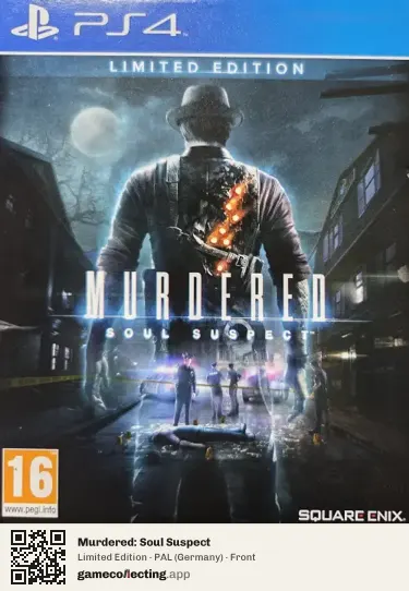 Murdered: Soul Suspect PlayStation 4, Germany box front