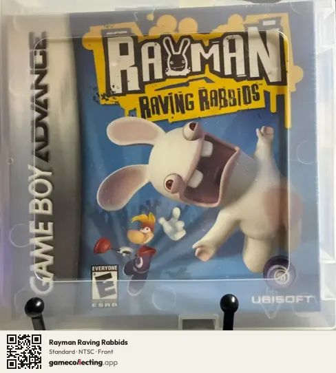 Rayman Raving Rabbids Game Boy Advance, NTSC box front