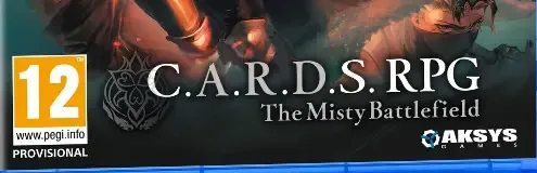 C.A.R.D.S. RPG: The Misty Battlefield, the PEGI square on its front