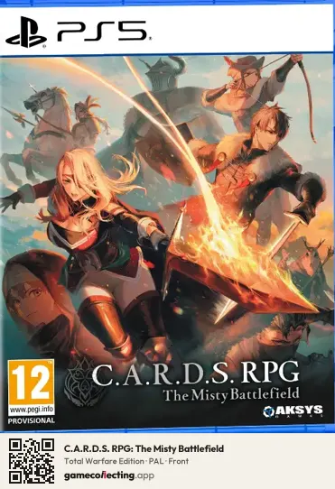 C.A.R.D.S. RPG: The Misty Battlefield PlayStation 5, PAL box front