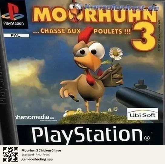 Moorhen 3 Chicken Chase PlayStation, PAL box front