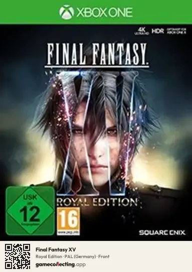 Final Fantasy XV Xbox One, Germany box front