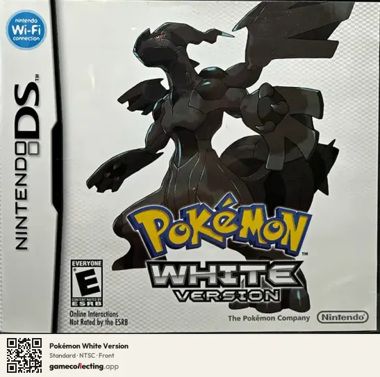 Pokémon White Version Nintendo DS, NTSC box front