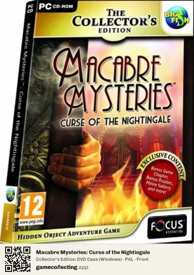 Macabre Mysteries: Curse of the Nightingale Computer, PAL box front