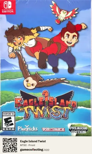 Eagle Island Twist Nintendo Switch, NTSC box front