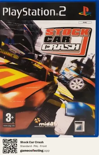 Stock Car Crash PlayStation 2, PAL box front