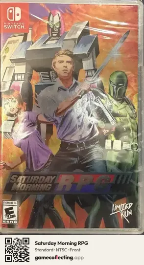 Saturday Morning RPG Nintendo Switch, NTSC box front