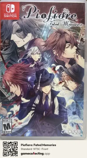 Piofiore: Fated Memories Nintendo Switch, NTSC box front