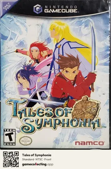 Tales of Symphonia Nintendo GameCube, NTSC box front
