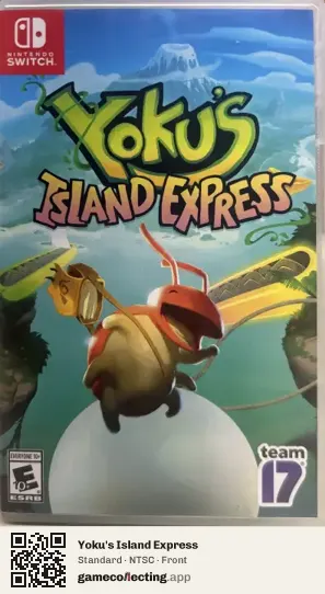 Yoku's Island Express Nintendo Switch, NTSC box front
