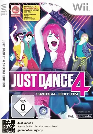 Just Dance 4 Nintendo Wii, Germany box front