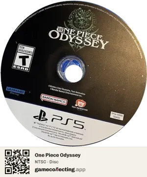 One Piece Odyssey PlayStation 5, NTSC disc