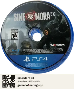 Sine Mora EX PlayStation 4, NTSC disc