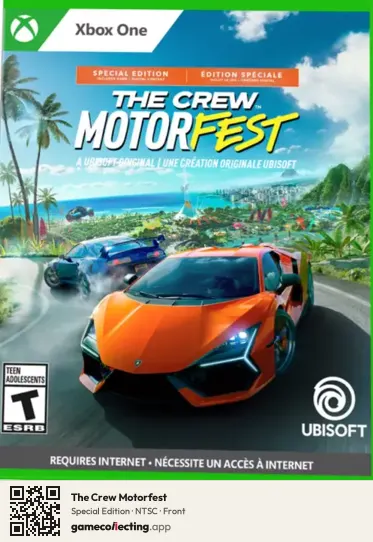 The Crew Motorfest Xbox One, NTSC box front