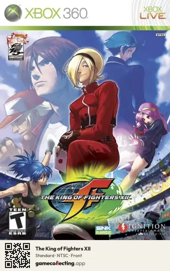 The King of Fighters XII Xbox 360, NTSC box front