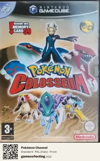 Pokémon Channel Nintendo GameCube, Italy box front