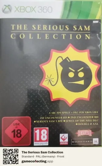 The Serious Sam Collection Xbox 360, Germany box front