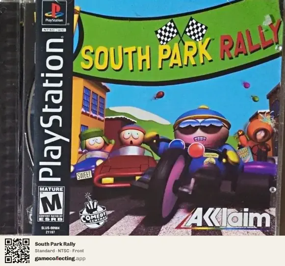 South Park Rally PlayStation, NTSC box front