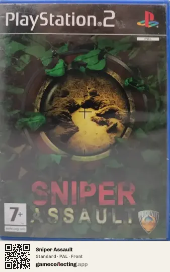 Sniper Assault PlayStation 2, PAL box front