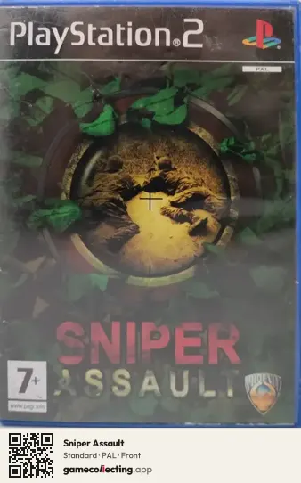 Sniper Assault PlayStation 2, PAL box front
