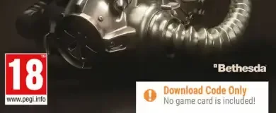 Fallout 4, the PEGI square on its front