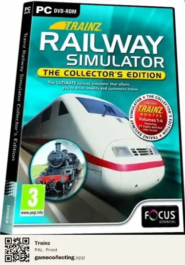 Trainz Computer, PAL box front