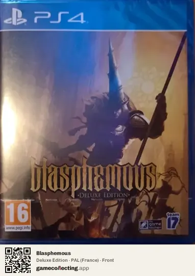 Blasphemous PlayStation 4, France box front