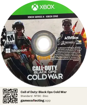 Call of Duty: Black Ops Cold War Xbox Series X, NTSC disc