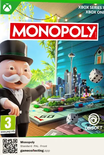 Monopoly Xbox Series X, PAL box front